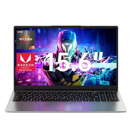 jumper 2025 Laptop 15,6 Zoll FHD IPS Display, AMD Ryzen 5 7430U(bis zu 4,3 GHz), 16 GB DDR4 1 TB NVME SSD Notebook, 2 St...