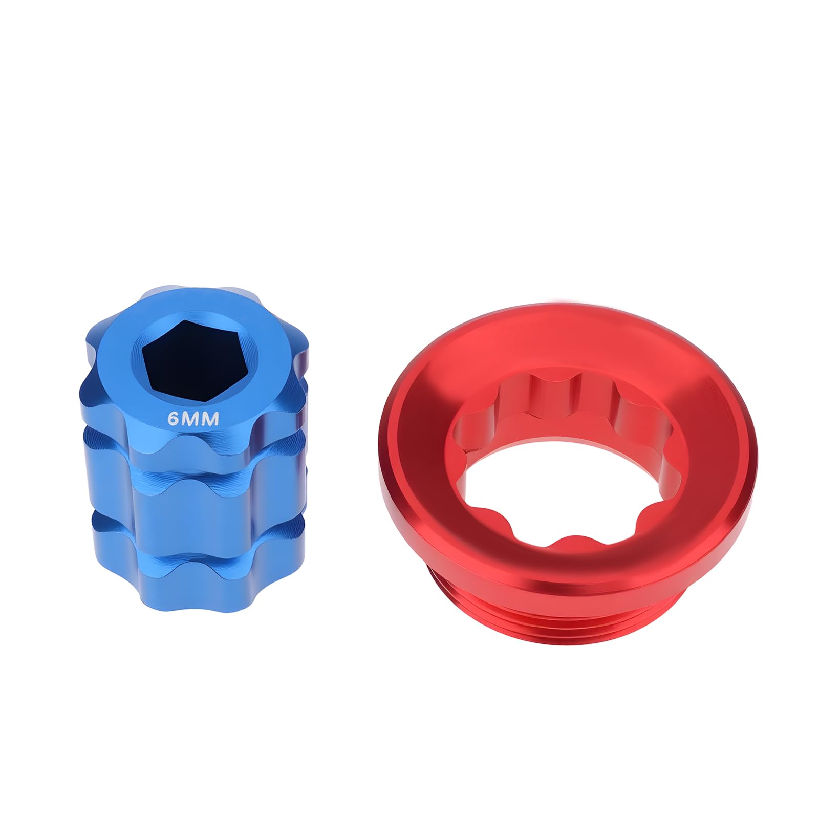 Create idea 1 Set Road Bike Crank Arm Mounting Bolt M20x8mm Parts Compatible with Shimano Red