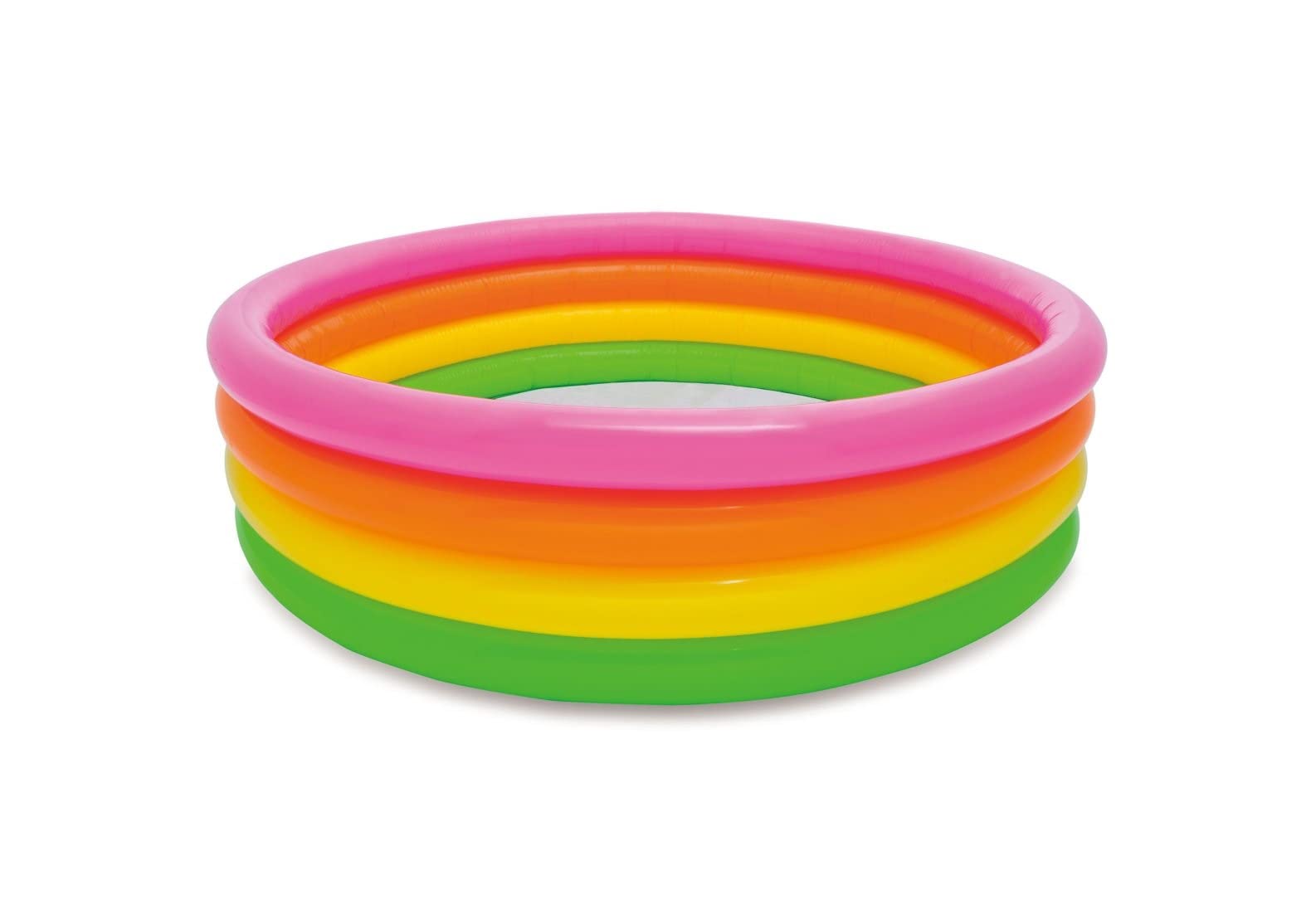 Intex Kids 4-Ring Sunset Glow Pool (Multicolour, Ages 3 Years Plus) (B01KV5747U) Amazon Price History, Amazon Price Tracker