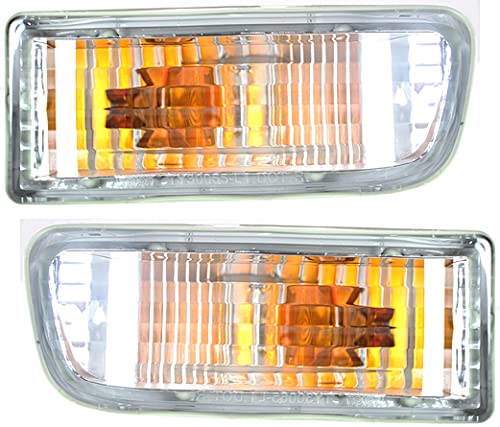 Garage-Pro Turn Signal Light SET Compatible with Toyota 4Runner 1999-2002 Front, Driver and Passenger Side, With bulb(s)