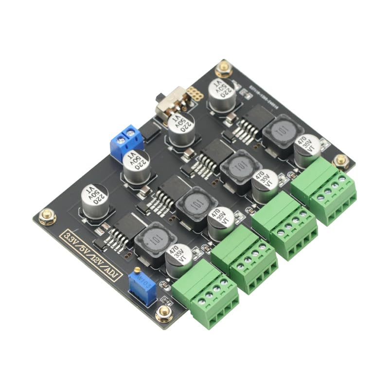 LM2596 Multi Channel Switching Power Supply 3.3V/5V/12V/ADJ Adjustable Voltage Output Power Supply Module