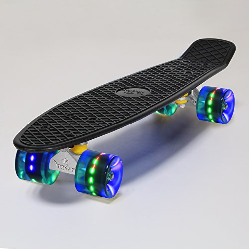 Yorbay® AZ-K358 - Skateboard, colore: Black Deck /...