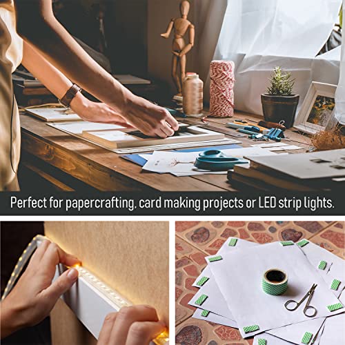 CANOPUS Fita de Espuma Dupla Face para Projetos de Artesanato e Fabricação de Cartões, Fita Adesiva
