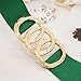 LIMHOO Women's Wide Elastic Waist Belt Fashion Stretchy belt Waistband for Dresses (P19557-Green-M)