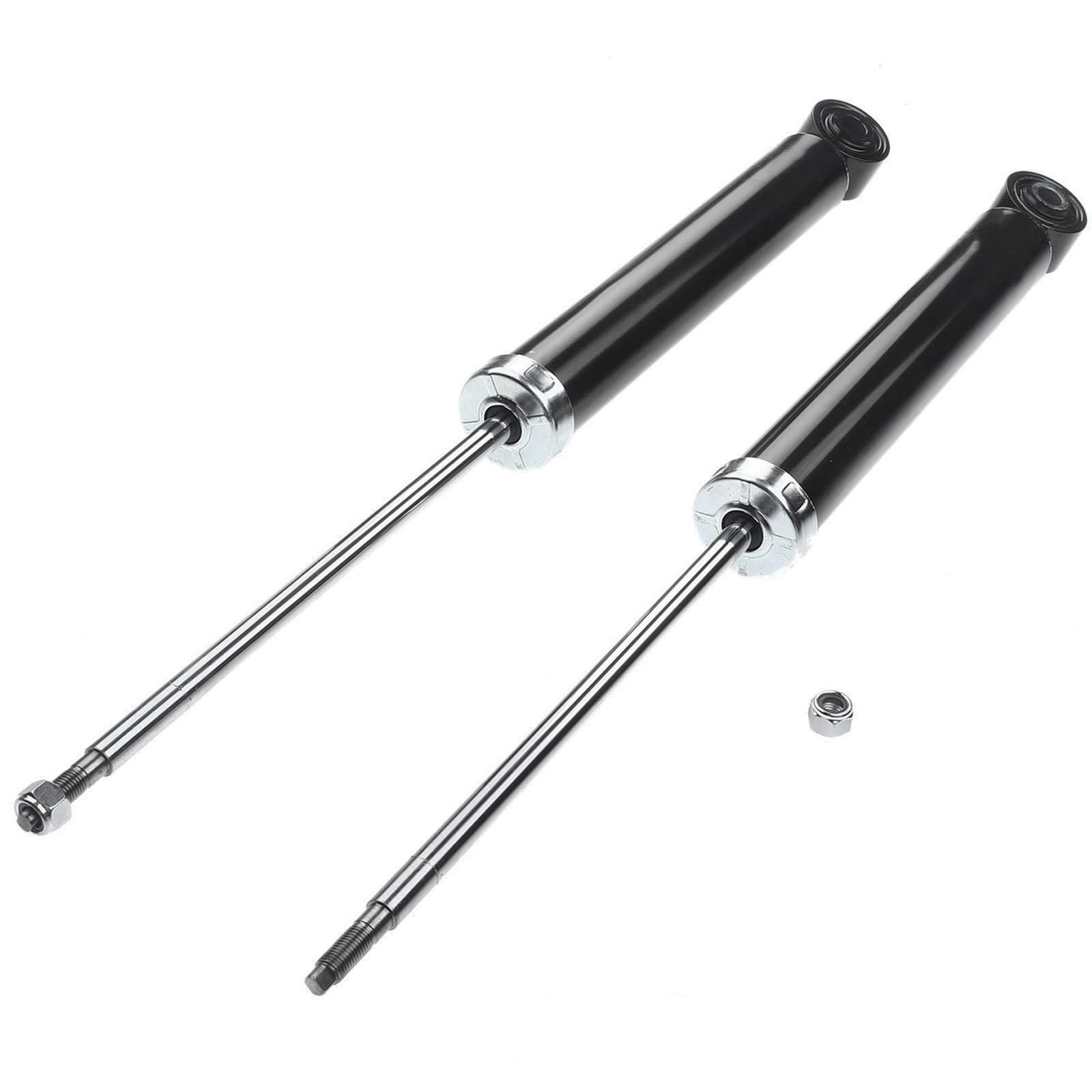 Frankberg 2 amortiguadores + 2 muelles de suspensión traseros izquierdo y | 590 mm, presión de gas; compatible con A3 Sportback 8PA, A3 8P1