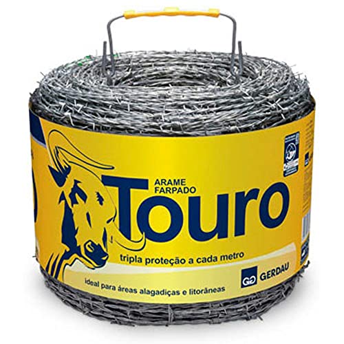 Arame Farpado Gerdau Touro Fio 1,6mm 350KGF 500m