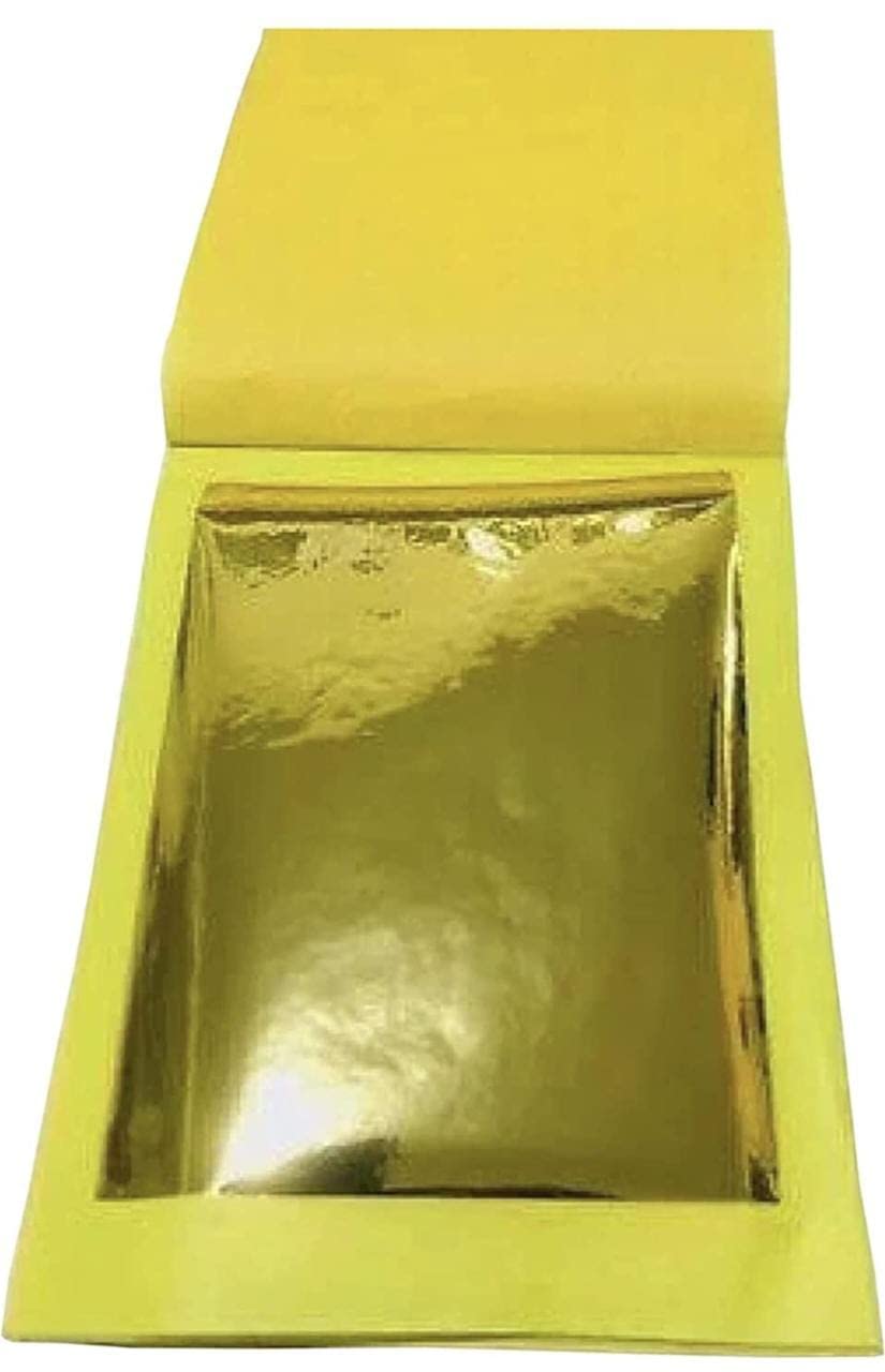 Klassic Waraq Company Tanjore Gold Foils Booklet Small 6/4 Size 25 Pages Mysore & Tanjore Painting, Art Gold Foils Book for Crafts