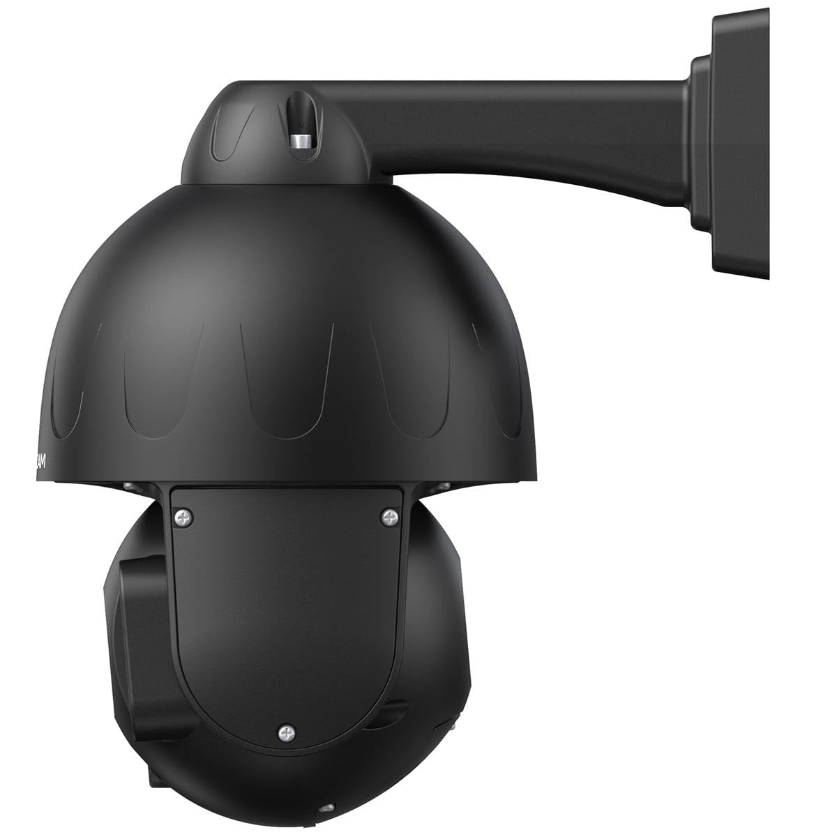 Foscam SD8EP 8 MP PoE PTZ Dome kamera do monitoringu z 4-krotnym zoomem optycznym, jakość wideo UHD, HDR, do użytku wewnątrz i na zewnątrz, inteligentna identyfikacja osób i pojazdów (czarna)