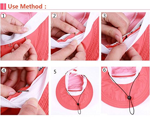 Akoak Set Of 5 Hat Flexible Removable Chin Cord Windproof Strap Clip Adjustable Cord Fastener For Golfing, Fishing, Boating, Sailing, And Other Sports（Black） #TOP4