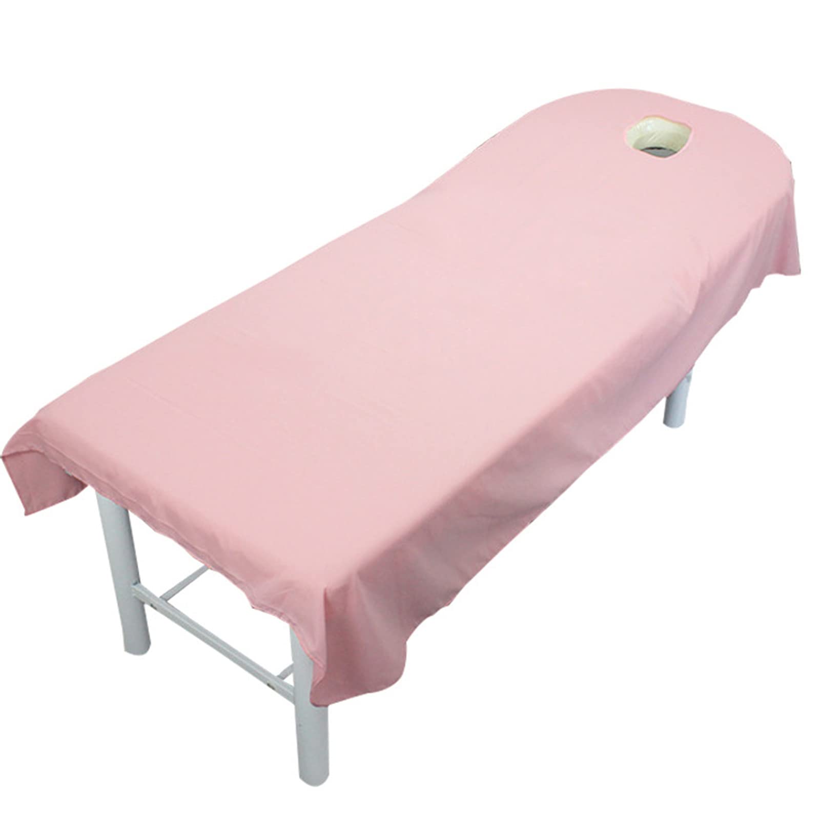 Lit de beauté drap avec trou de repos facial gratuit et tissu polyester ultra doux