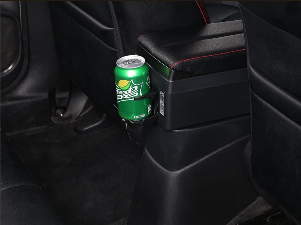 Accoudoir/boîte à Gants Supplémentaire Pour Suzuki Swift (2005-2021) - Rangement Console Centrale Avec Couvercle à Fermeture Magnétique - 4