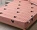 CFYCYHDZHT Bedding Fitted Sheet Boys and Girls Bedroom Cartoon Anime Print Bed Sheets, Quilted Non Slip Mattress Cover for Single Double King Size Bed Pink 1 180200cm