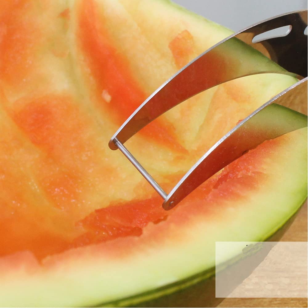 Cortador de Sandía Cortador de Frutas de Acero Inoxidable Multifuncional Gadgets de Cocina