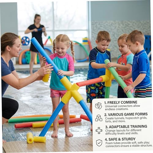 5 conectores para pool noodle de 3.8 cm miniatura 2