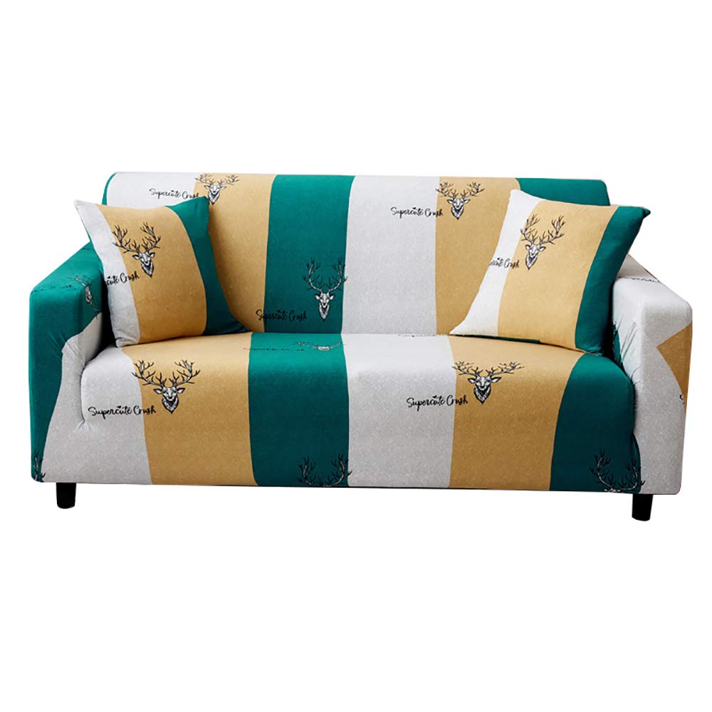 Magic Sofa Cover, Single Seater, Printed Design (Color-39-B)