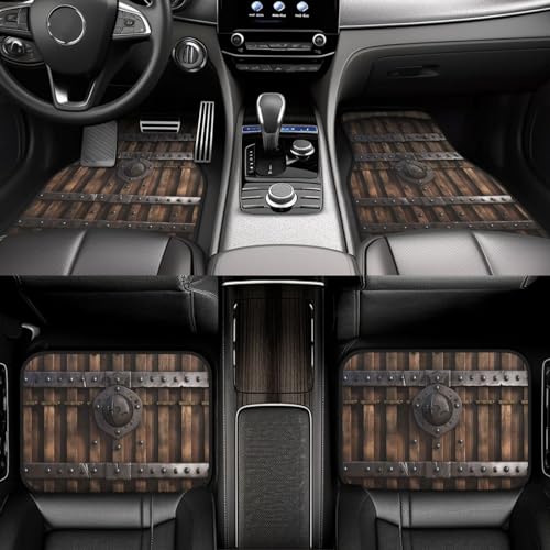 Tapis de sol de voiture antidérapants pour sol avant et arrière