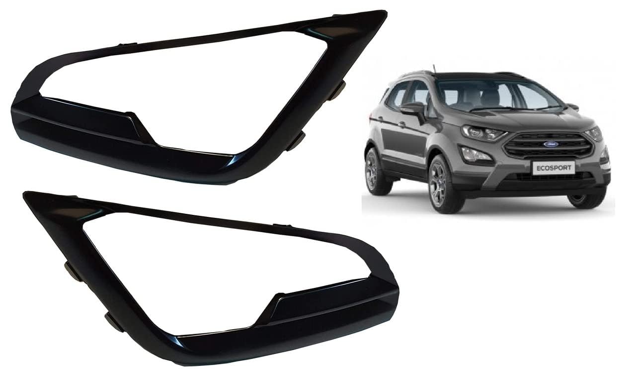 Buy N Bliss Fog Light Bezel/Cover Left and Right Both Side Full Black for Ford EcoSport 2013 to 2015 Type-2 - Set of 2-image-34
