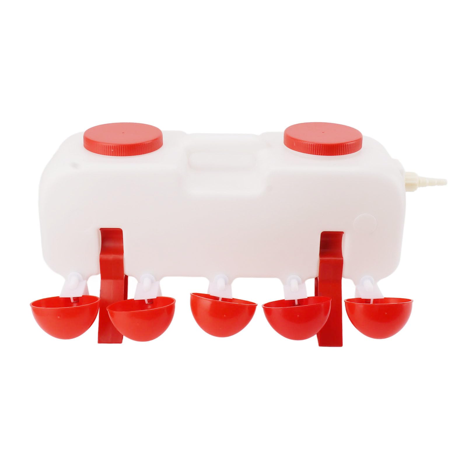 Bebedero Automático para Pollos y Bebederos para Aves de Corral, 10 litros, Gran Capacidad, para Patos y Gansos de Corral con 10 Tazas