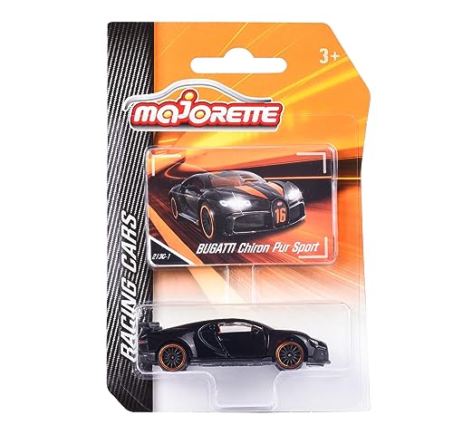 Modelo de coche Bugatti Chiron Pur Sport réplica detallada de metal Majorette 7