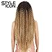 Style Icon 38” Long Curly Wig Lace Front Wigs Synthetic Wigs with Baby Hair Half Hand Tied 130% Density Hair Replacement Wigs (38