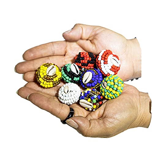 Powerful Santeria Beaded Makutos Macuto Amulets and Talismans Wicca Voodu Religion, Elegua