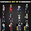 P.M.I. Naruto Shippuden Collectible Mini Figures 12 Pack Deluxe Box | Anime Toy Set Featuring Team 7 Ninjas, Akatsuki, Legendary Sannin & Hidden Rare Shinobi (Assortment B) - Image 3
