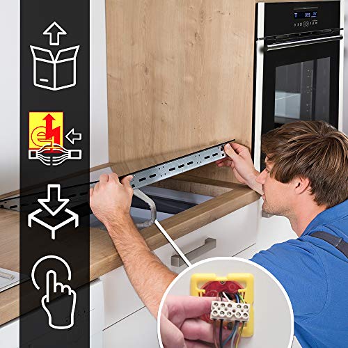 Inductie kookplaat 90 cm / 7,4 kW / 4 Kookzones / 9 vermogensniveaus/Touch Slider / IND9020RL - Image 8