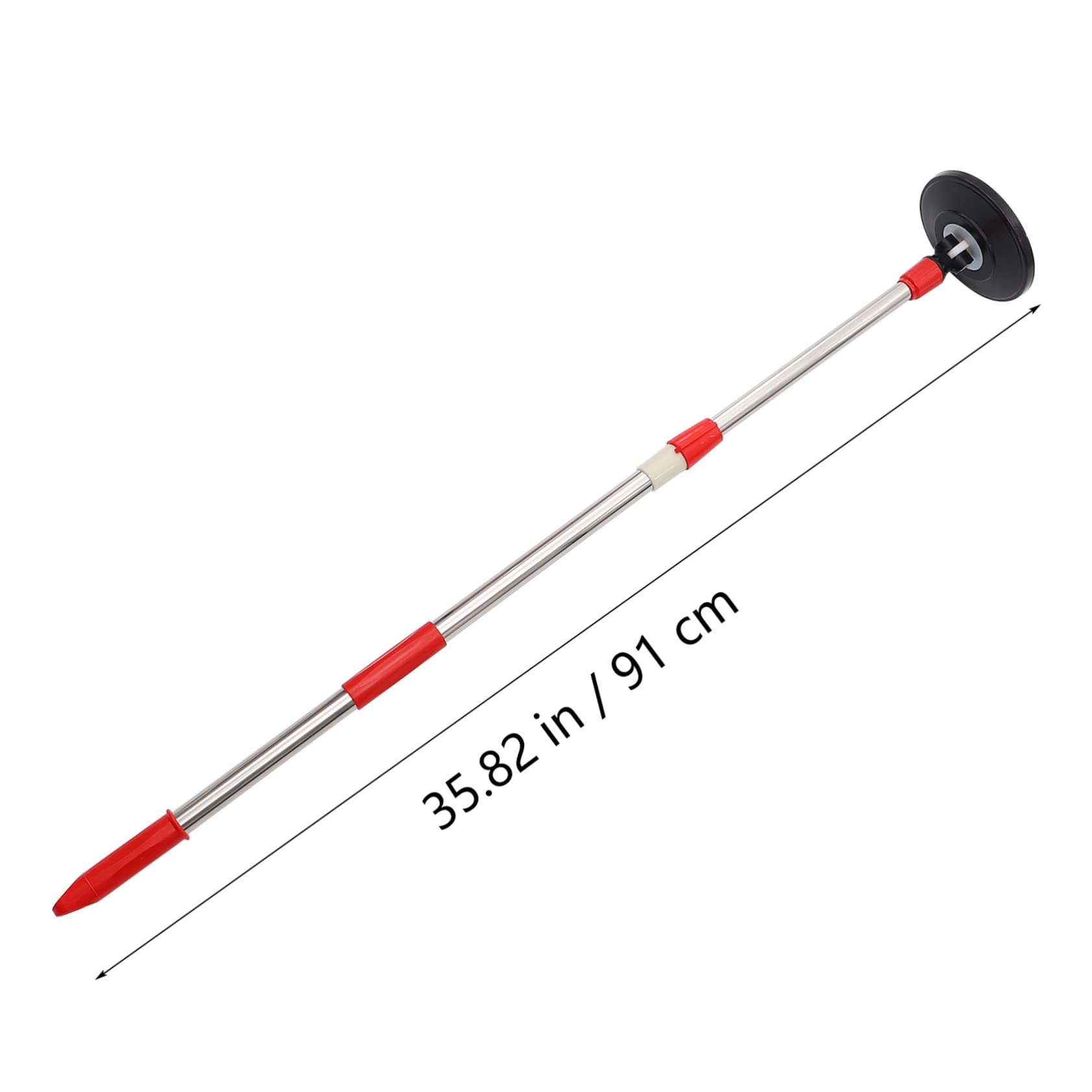 Holibanna Rotating Mop Replacement Pole Handle Stainless Steel Mop Accessories for Easy Cleaning Lightweight Durable Design for Hard to Reach Areas Home and Office