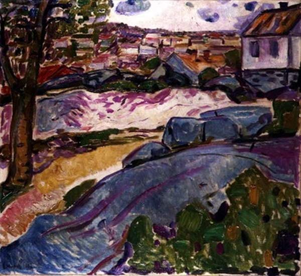 Affiche toile Edvard Munch 60x90cm pour habiller un grand mur vide