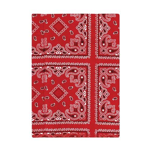 Image of Hudson Baby Unisex Baby Cotton Poly Flannel Burp Cloths, Cowboy 4-Pack, One Size