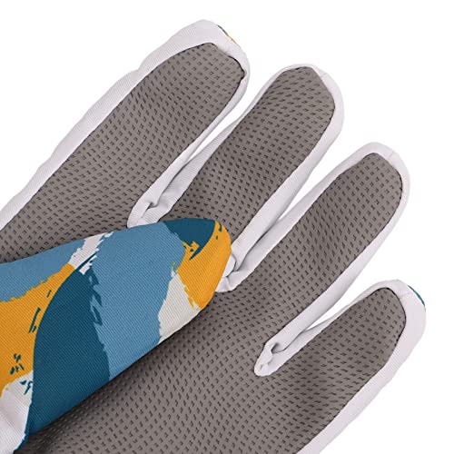 Luvas de Esqui Quentes de Inverno para Crianças, Luvas à Prova de Vento à Prova D'água Espessadas C