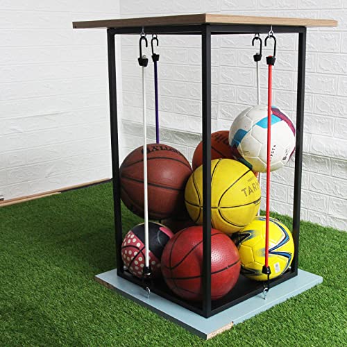 Joneaz Bungee Cord With Plastic Coating Metal Hooks 24 Inch Heavy Duty, 4 Pack 10Mm Blue Uv-Resistant Bungee Cord #TOP4