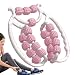 EEASSA Clamp Leg Massager, 3030cm Multifunctional Ring Roller, 360 Degree Leg Neck Muscle Hand Arm Relaxer with 15 Wheels