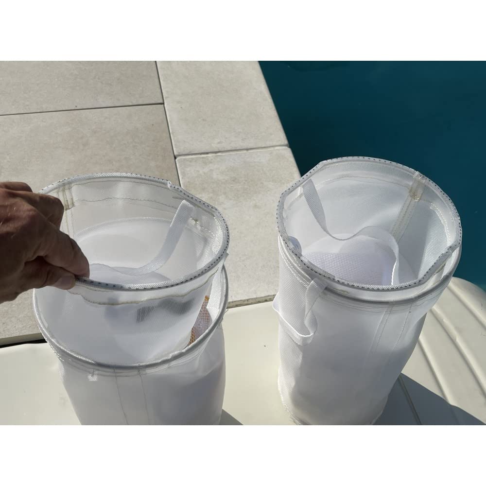 EasyFilter Set di 2 cartucce EASYCLEAN compatibili Filtrinov FB12-14/GS8 composto da 2 tasche filtranti, 2 sacchetti per palline e 2 cestini Skimmer prefiltro