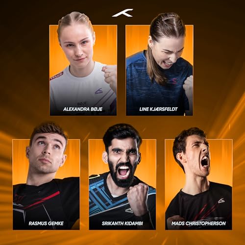 Image of Hundred Powertek 200 Aluminium Badminton Racket Combo, 2 Strung Rackets with 1 Full Cover & 3 Aura Nylon Shuttlecocks, Lightweight Shuttle Bats for Match Play