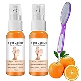Foot Callus Removal Spray - Foot Peeling Spray, Foot Peeling Spray Oil, Hydrating Nourish Peel Off Spray, For Quickly Remove Dead Skin And Calluses On Feet (2PCS)