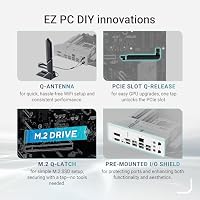 ASUS Prime Z890-P WiFi Gaming Mainboard Sockel Intel LGA1851 (ATX, DDR5, PCIe 5.0, 4X M.2, DisplayPort, HDMI, Advanced AI, Aura Sync, WiFi 7, PCIe Slot Q-Release) – Ansicht 5