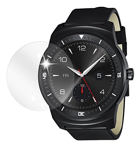 dipos I 2X Pellicola Protettiva Compatibile con LG G Watch R Pellicola di Protezione Cristallo