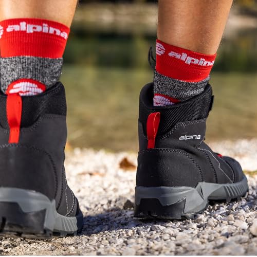 Alpina TRACKER Men's Boots | Waterproof with Alpitex Breathable Membrane | Slip Resistant All Weather Grip | Leather Suede and Textile Upper3