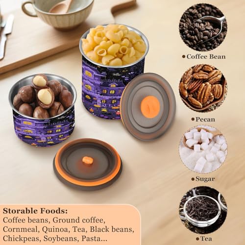 Contenedor hermético de acero inoxidable para café 900 ml miniatura 5