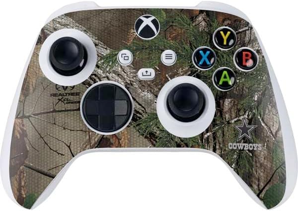 Skinit Decal Gaming Skin Compatible with Xbox Series S Controller - Officially Licensed NFL Dallas Cowboys Distressed Design