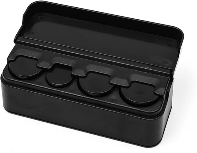 Car Coin Organiser, Coin Holder for Car, Car Coin Holder, Cup, Money Storage Dispenser with Most Car Truck Accessories RGs692 (Black, One Size)