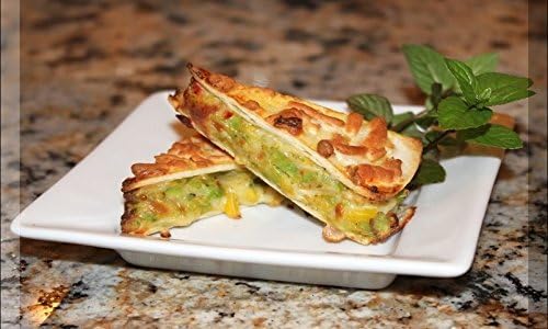 Edamame & Corn Quesadillas - Gourmet Frozen Vegetarian Appetizers (44 Piece Tray)