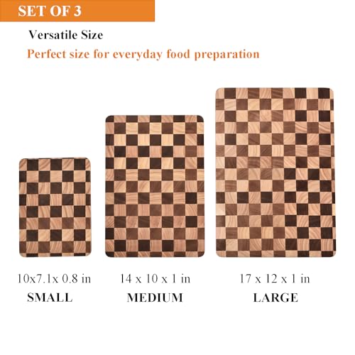 Set de 3 Tablas de Cortar de Madera Rectangulares miniatura 2