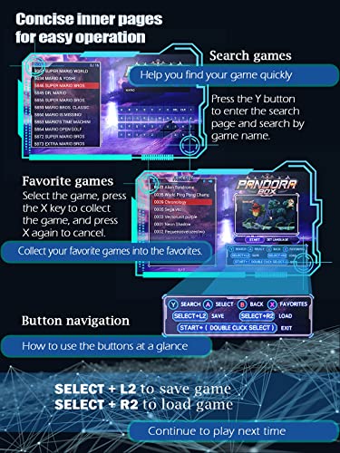 Fadist Retro Game Console, Super Game Box, Built In 30000+ 2D/3D Classic Games, 4K Hdmi Hd Output, Plug And Play Video Game Console, Ideal Gift For Kids, Adult, Friend, Lover #TOP5