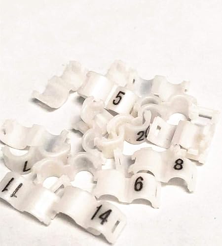 Miniatura 3 de fpigeon Pinzas para patas de pájaros de 0.106 in, 0.118 in, 0.157 in, 0.177 in, 0.197 in, cierre abierto, anillos de loro canario, bandas de