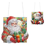 Diamond Painting Weihnachtsanhänger – DIY Türkranz Mit Strass, 5D Diamantmalerei Zum Aufhängen, Inkl. Werkzeug