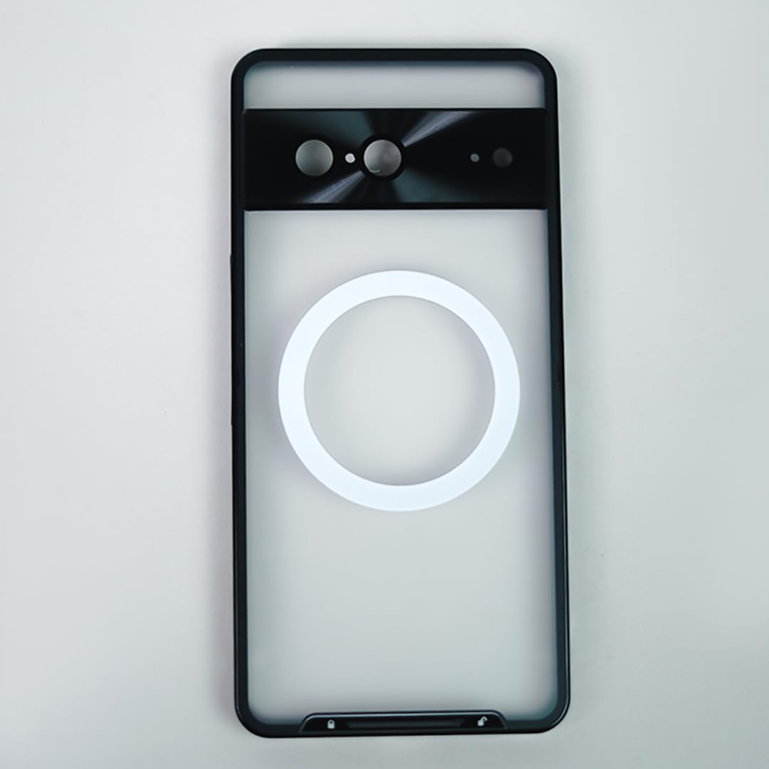 MILLION CASES® Back Cover Case for Google Pixel 7 Soft Flexible TPU Shockproof Protective Luxe Guard Ultra Thin Metal Frame Case(Black) (B0D2KKCL2M) Amazon Price History, Amazon Price Tracker