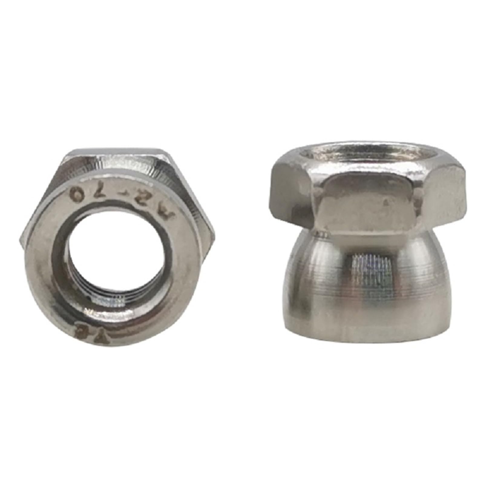 2-10 stücke M6 M8 M10 M12 304 Edelstahl Twist-off Anti-diebstahl Mutter Twist-off Anti-abriss Mutter Kappe(M10 5pcs)
