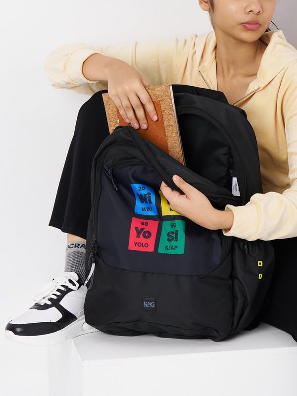 Image of Wiki Stylish Unisex Backpack 2 Durable & Lightweight backpack for Men & Women | Backpack for Office, Gym, Travel (31.5 Litre, Black)